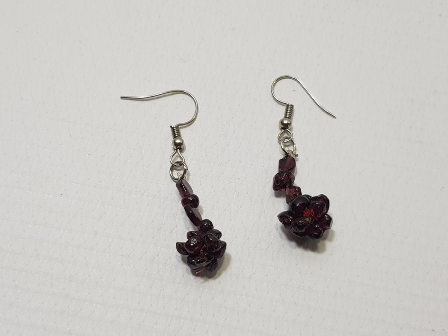 ANTİKA LAL TAŞI KÜPE