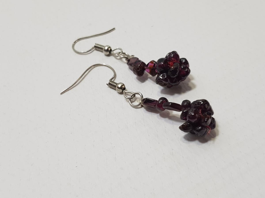 ANTİKA LAL TAŞI KÜPE