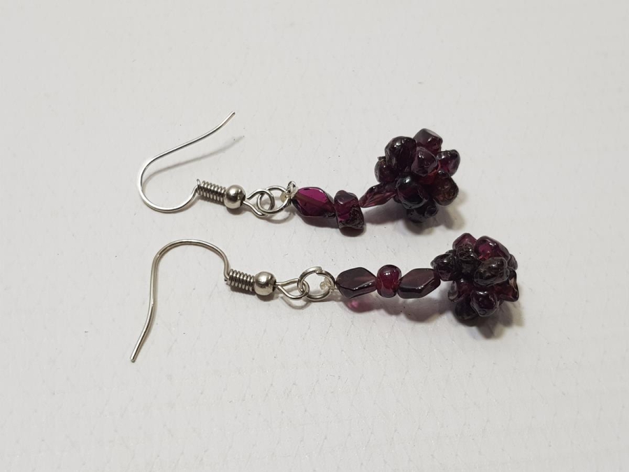 ANTİKA LAL TAŞI KÜPE