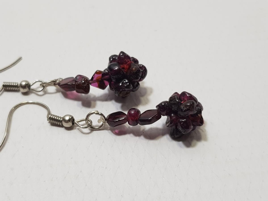 ANTİKA LAL TAŞI KÜPE