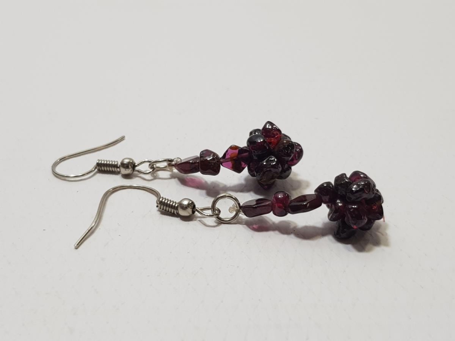 ANTİKA LAL TAŞI KÜPE