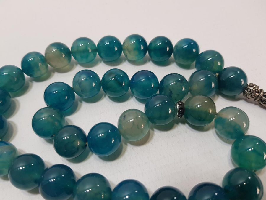 BÜYÜK BOY MAVİ AKİK TESPİH