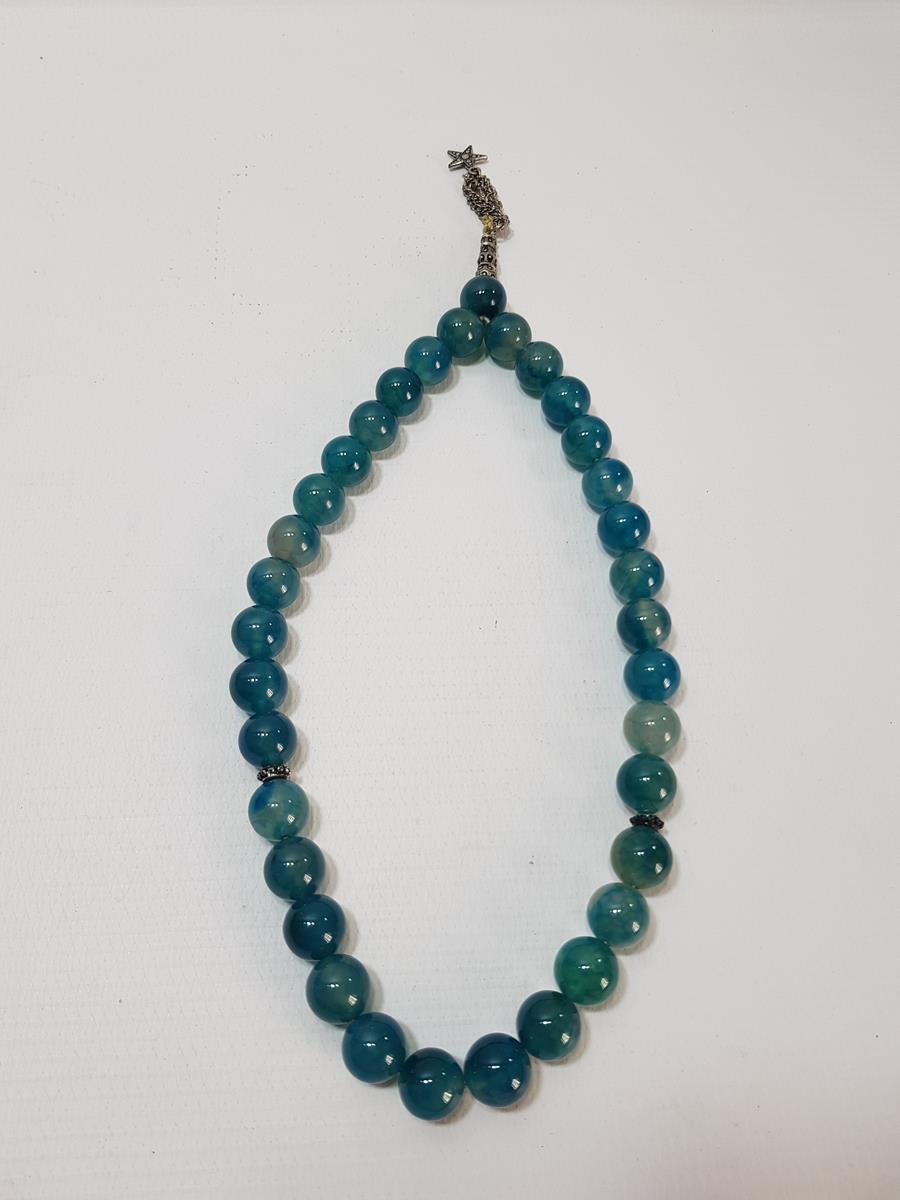 BÜYÜK BOY MAVİ AKİK TESPİH