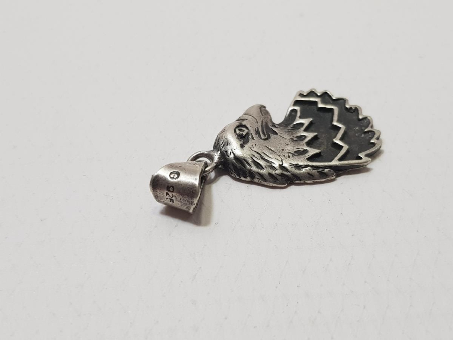 KARTAL FORMLU GÜMÜŞ KOLYE UCU