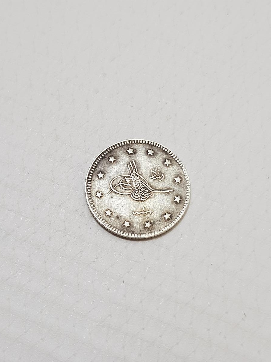 SULTAN MEHMED REŞAD BURSA SEYAHAT PARASI GÜMÜŞ 2 KURUŞ