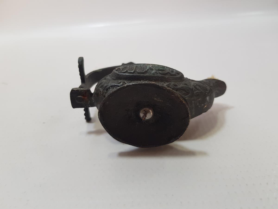 ÜZERİ OSMANLICA YAZILI YAĞ KANDİLİ