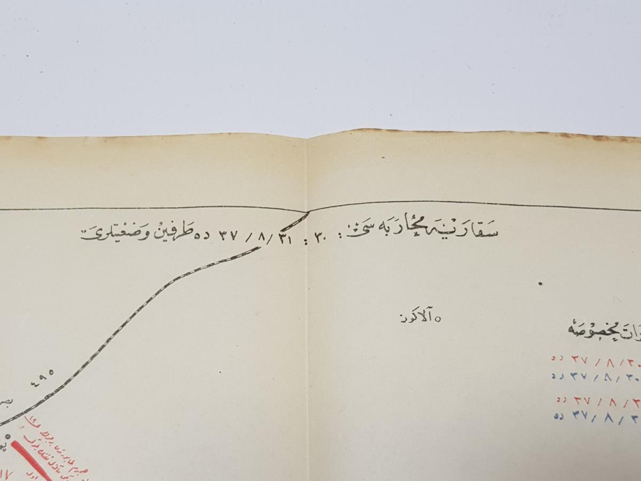 OSMANLICA SAKARYA MUHAREBESİ KROKİSİ