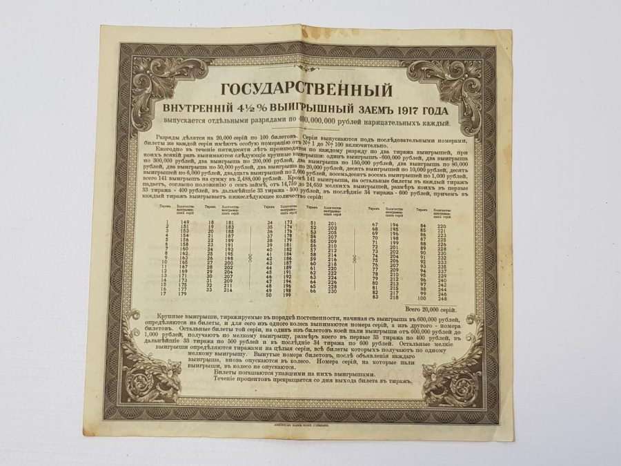 1917 RUSYA SİBİRYA 200 RUBLE NADİR KAĞIT PARA