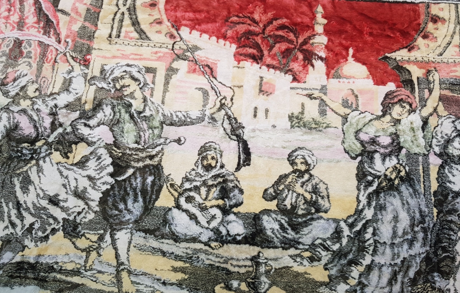 OSMANLI DÖNEMİ ÇOK NADİR DUVAR HALISI