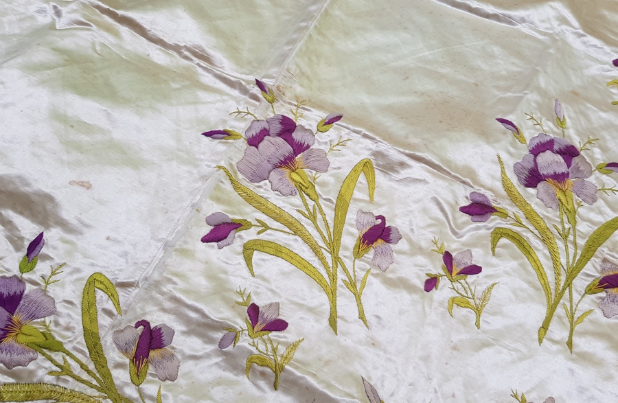 OSMANLI DÖNEMİ İPEK ATLAS GELİN BOHÇASI