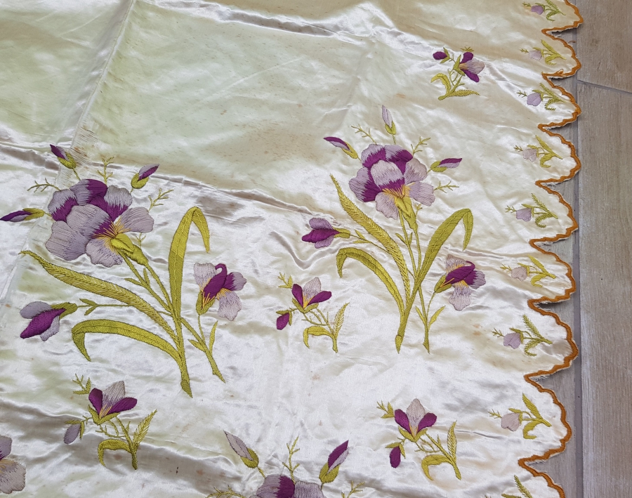 OSMANLI DÖNEMİ İPEK ATLAS GELİN BOHÇASI