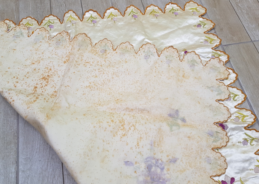 OSMANLI DÖNEMİ İPEK ATLAS GELİN BOHÇASI