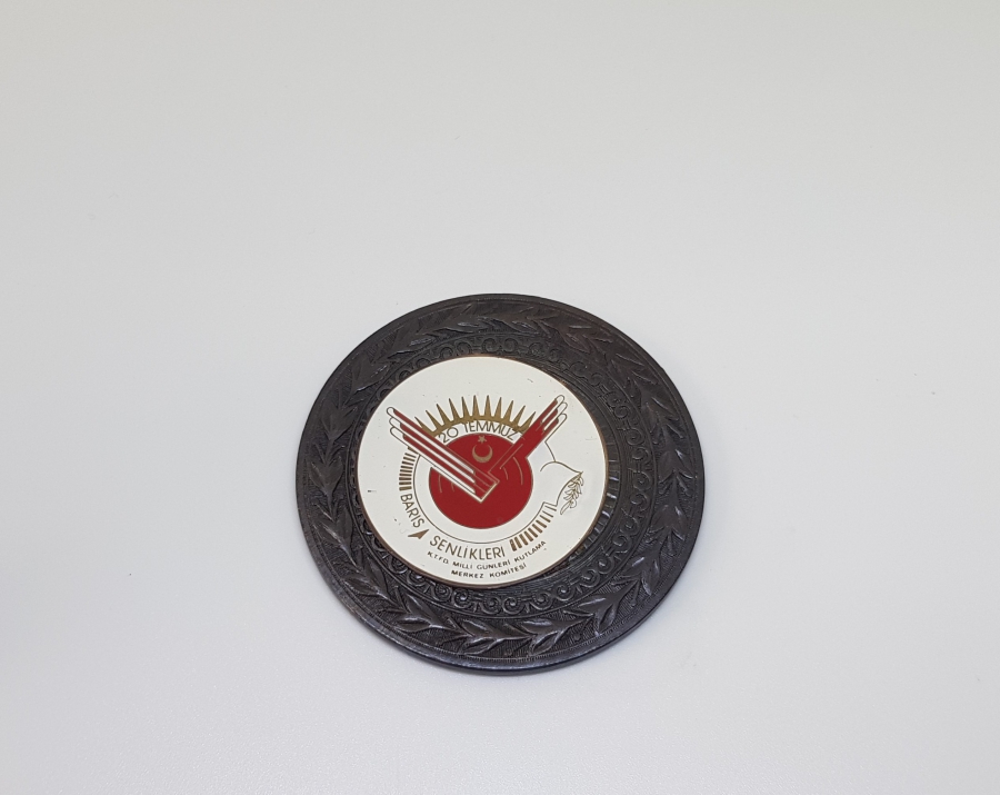 KIBRIS TÜRK FEDERE DEVLETİ 20 TEMMUZ BARIŞ ŞENLİKLERİ MADALYASI