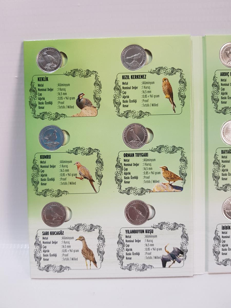 2020 ANADOLU'YA ÖZGÜ KUŞLAR HATIRA PARA SETİ