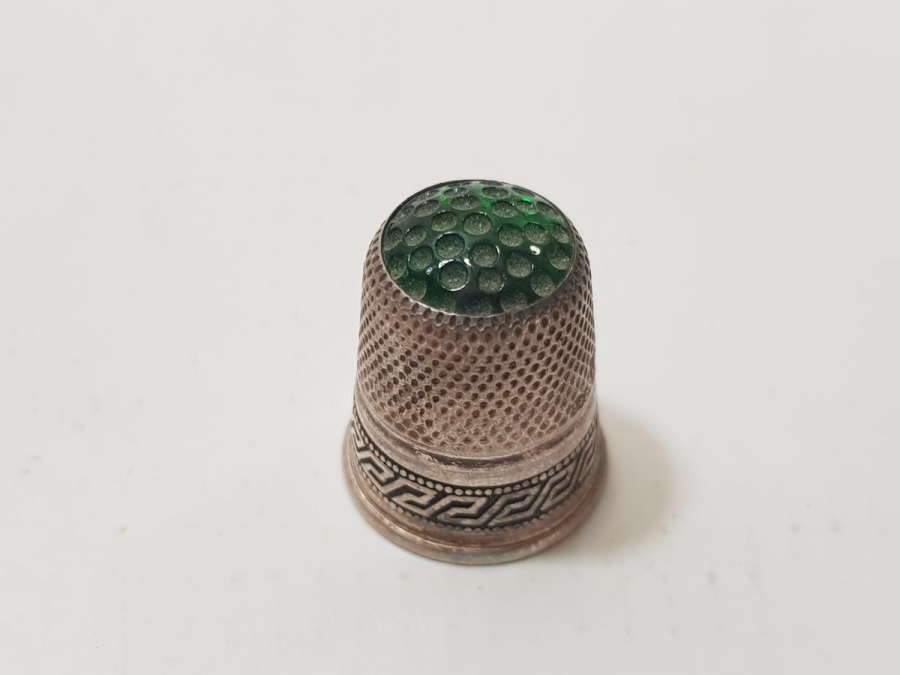 OSMANLI DÖNEMİ OPAL TAŞLI GÜMÜŞ TERZİ YÜKSÜĞÜ