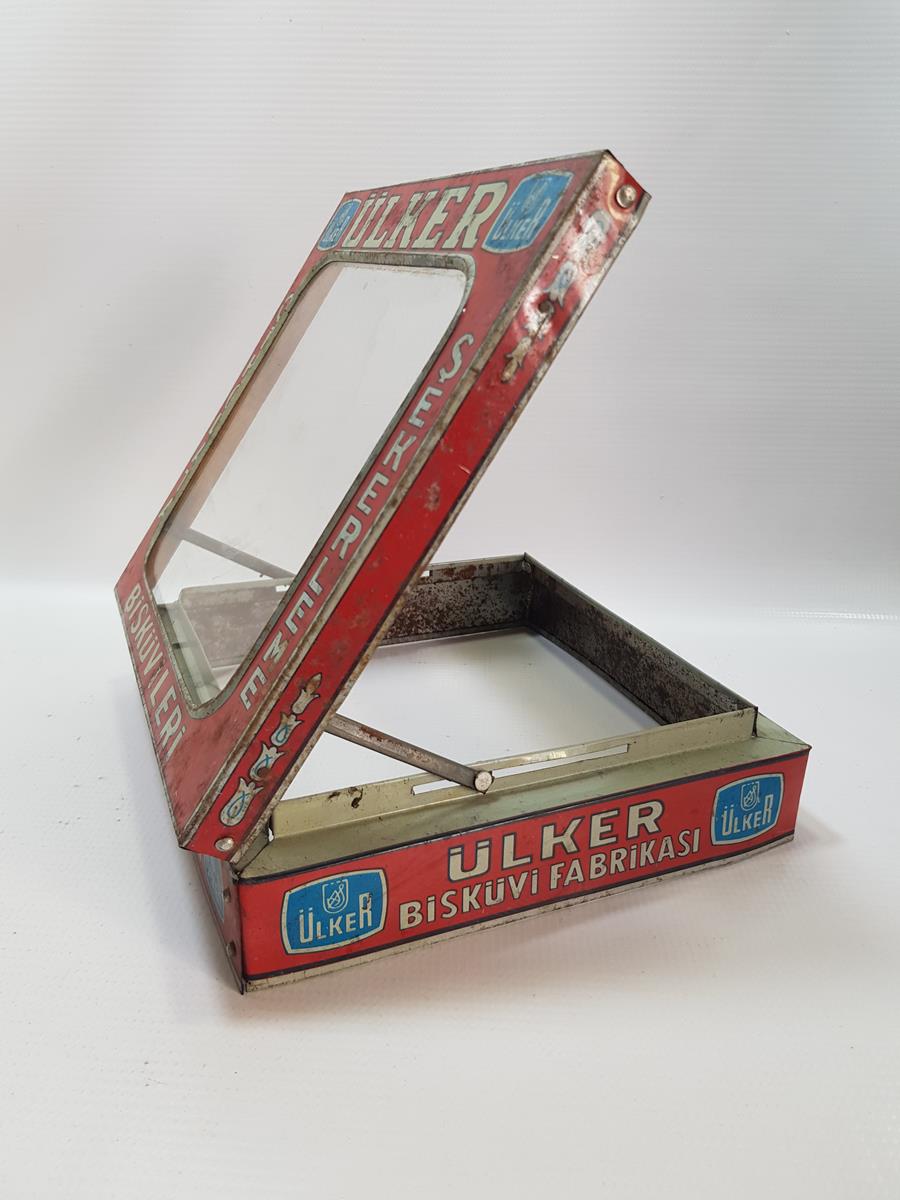 ESKİ BAKKALİYE: ÜLKER BİSKÜVİLERİ KUTUSU KAPAĞI