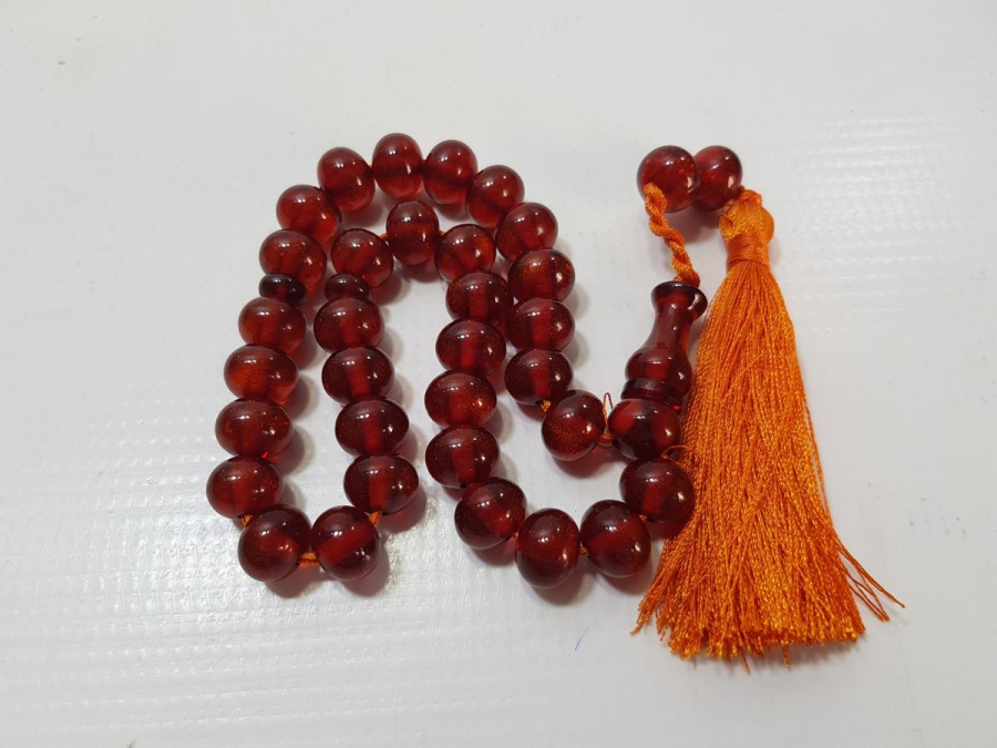 SİMLİ SIKMA KEHRİBAR TESPİH