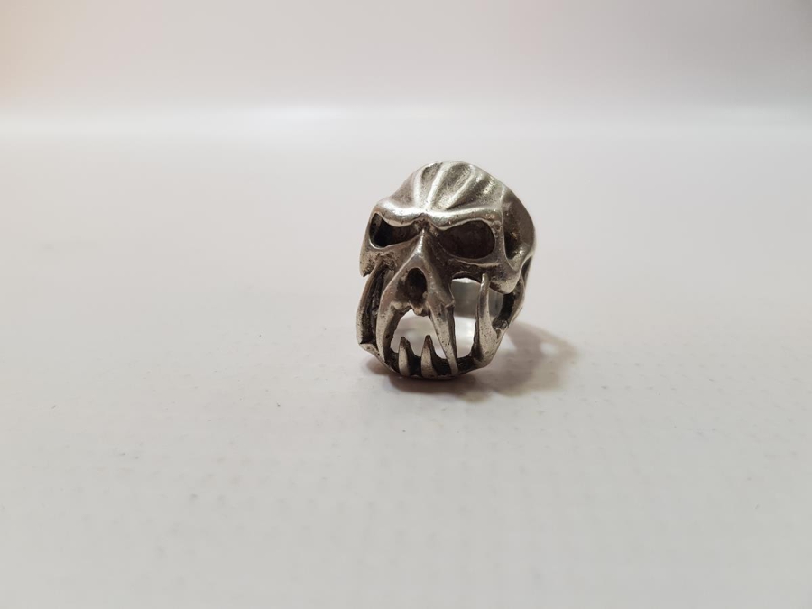 DEMON SKULL GÜMÜŞ YÜZÜK