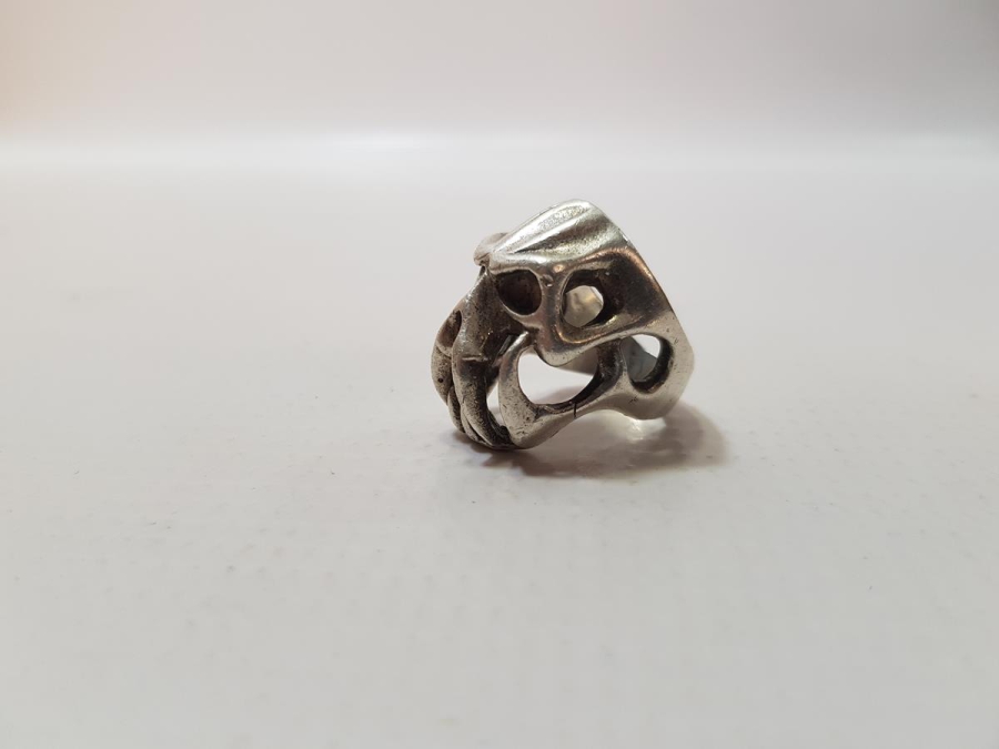 DEMON SKULL GÜMÜŞ YÜZÜK