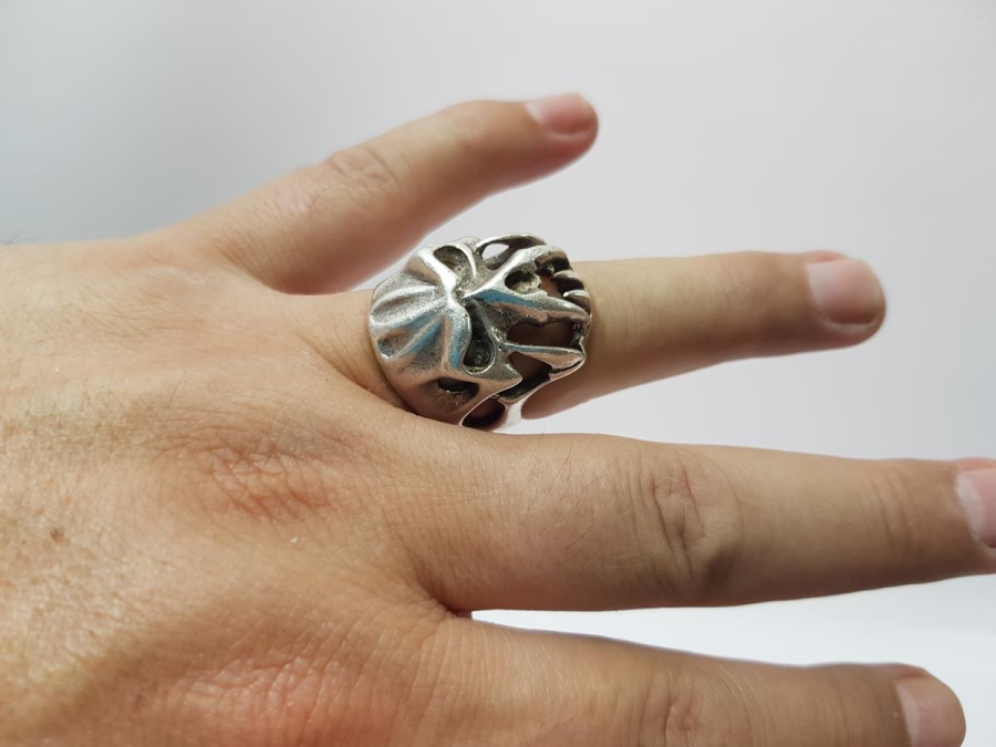 DEMON SKULL GÜMÜŞ YÜZÜK