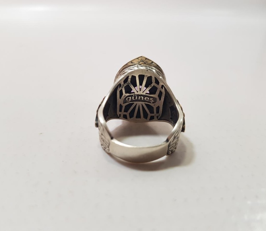 AQUAMARİN TAŞLI GÜMÜŞ YÜZÜK