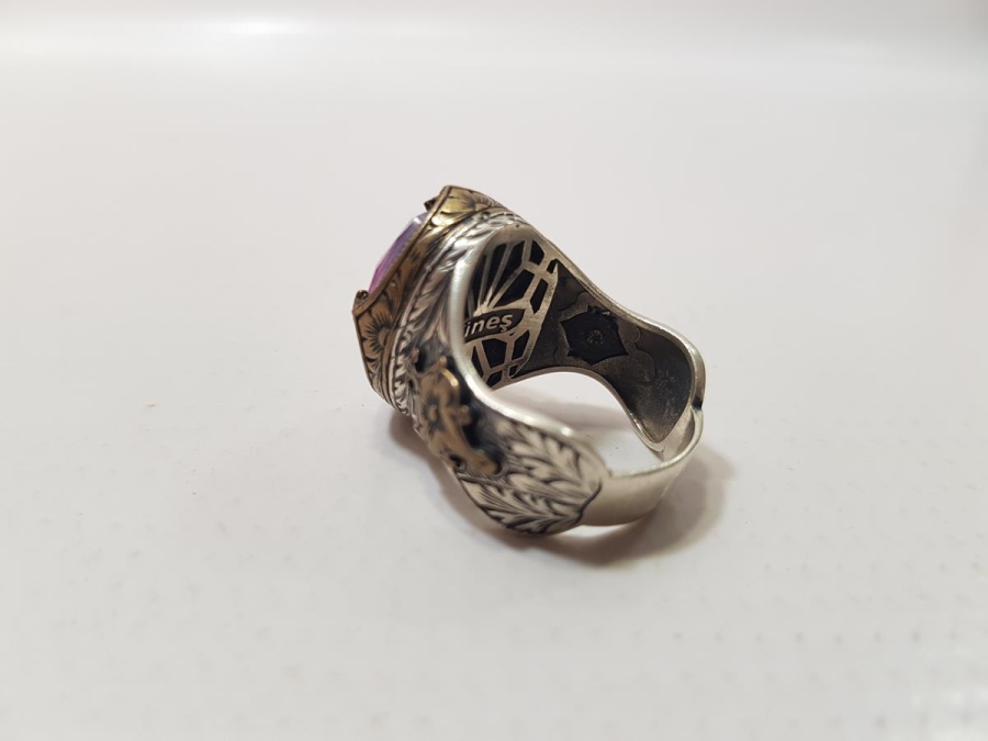 AQUAMARİN TAŞLI GÜMÜŞ YÜZÜK