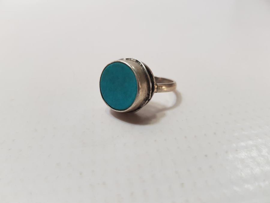 TURKUAZ TAŞLI GÜMÜŞ YÜZÜK