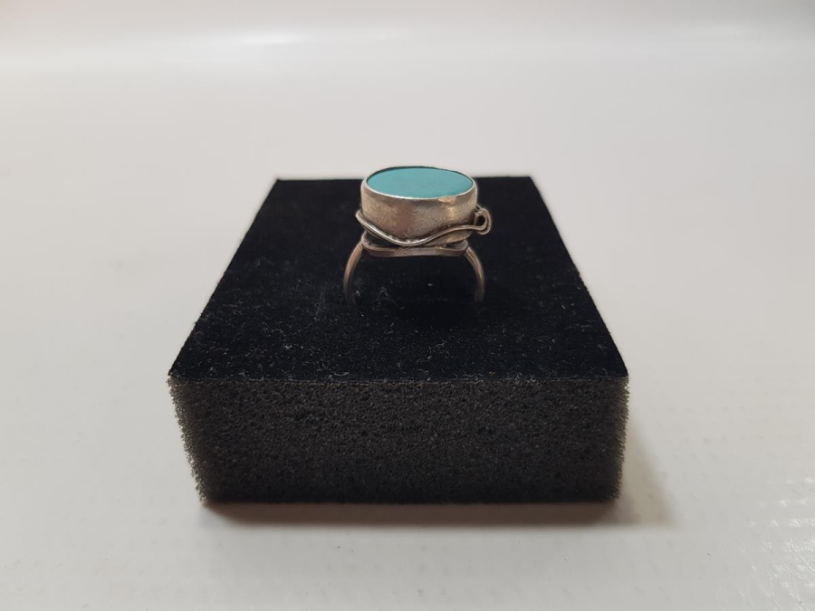 TURKUAZ TAŞLI GÜMÜŞ YÜZÜK