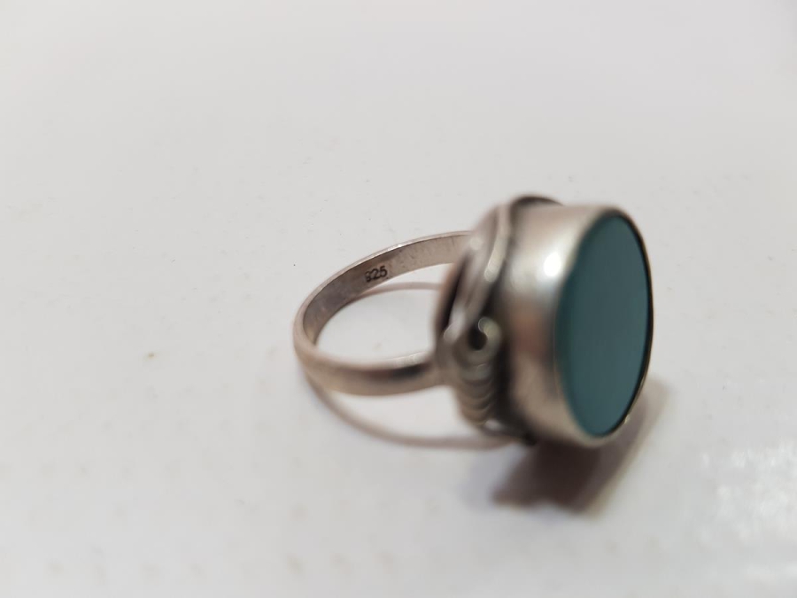 TURKUAZ TAŞLI GÜMÜŞ YÜZÜK