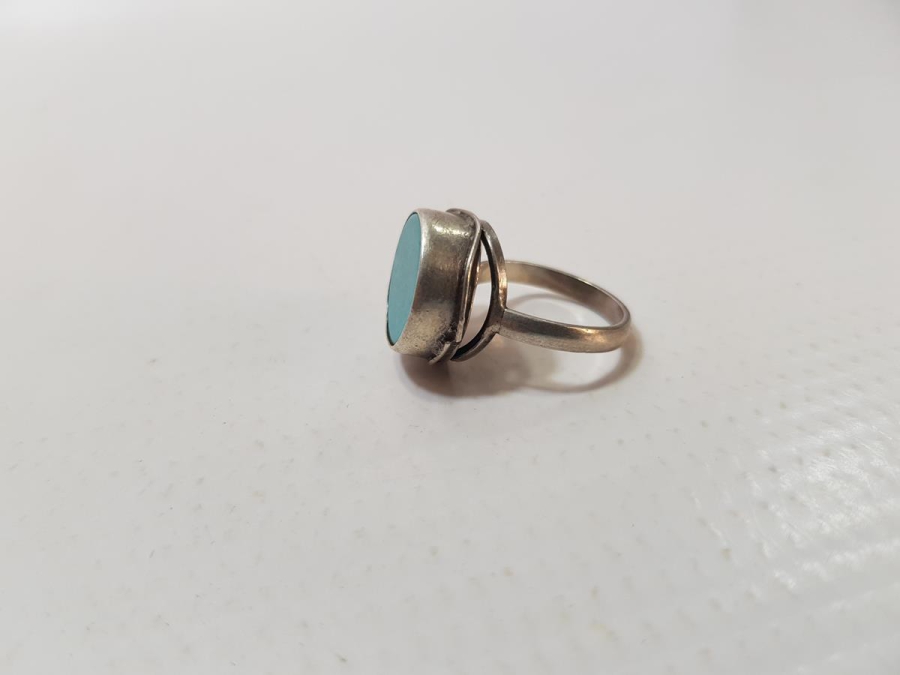 TURKUAZ TAŞLI GÜMÜŞ YÜZÜK