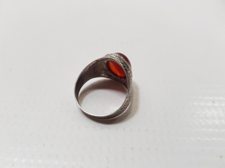 AKİK TAŞLI GÜMÜŞ YÜZÜK