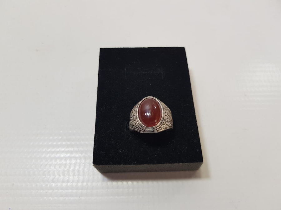 AKİK TAŞLI GÜMÜŞ YÜZÜK