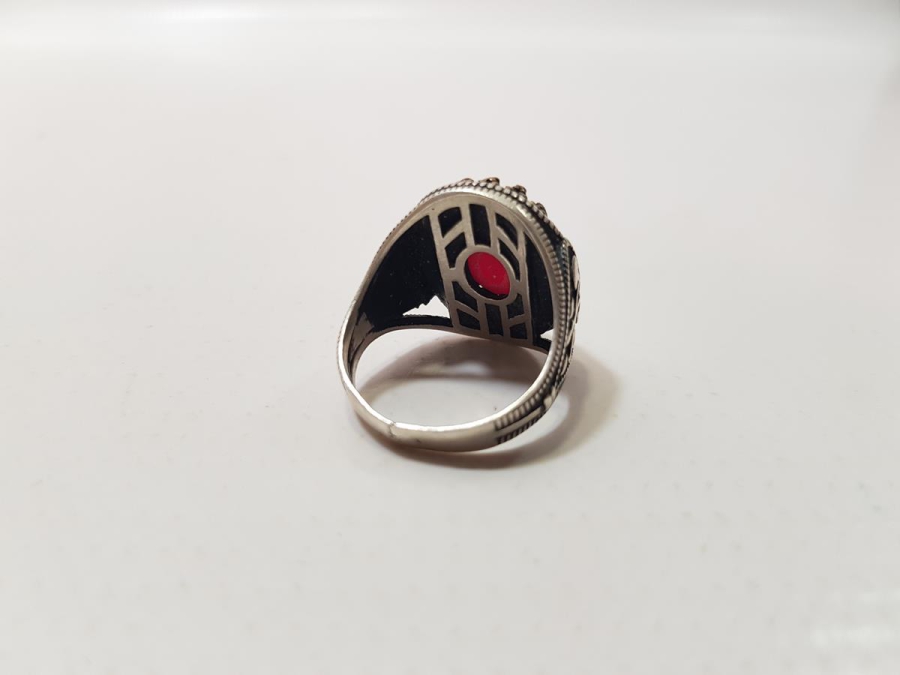 AKİK TAŞLI GÜMÜŞ YÜZÜK