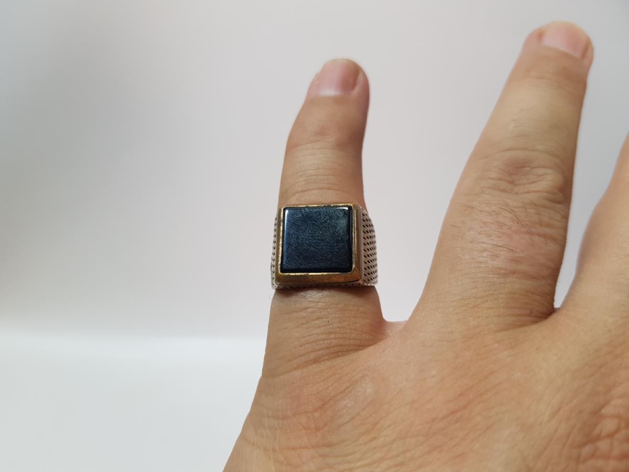 OLTU TAŞLI GÜMÜŞ YÜZÜK