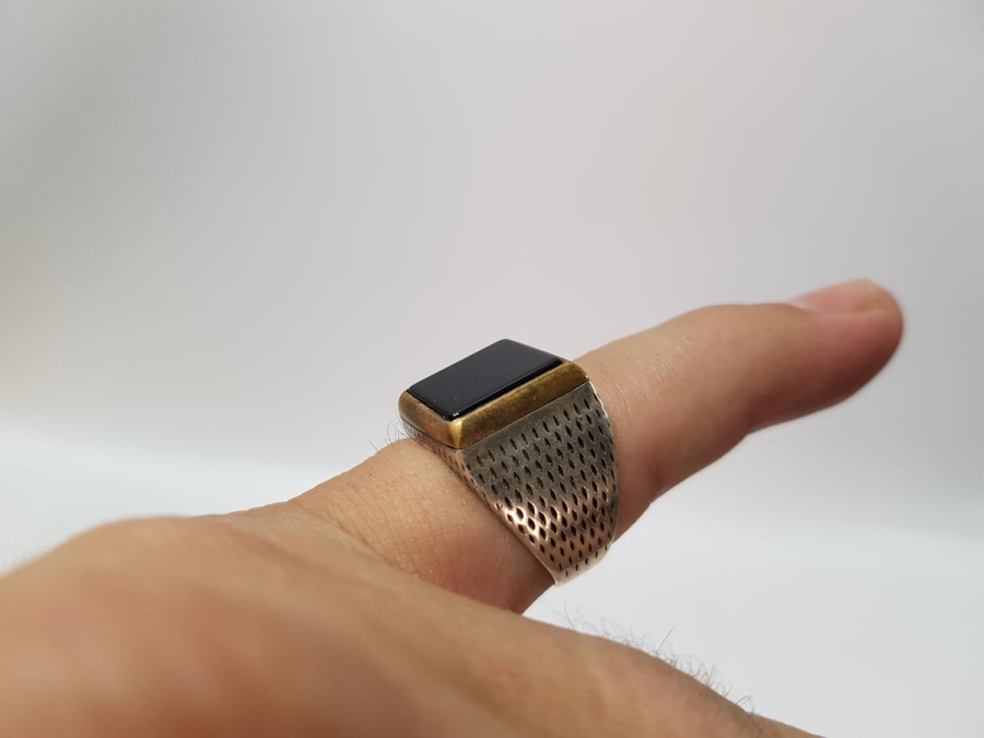 OLTU TAŞLI GÜMÜŞ YÜZÜK