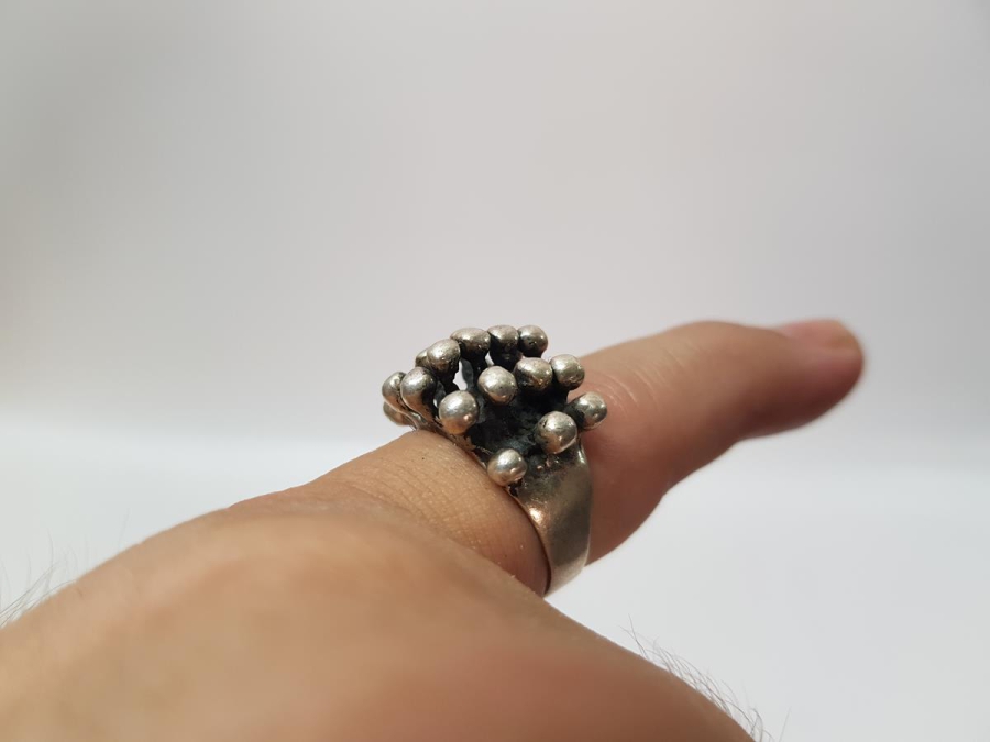 MANTAR FORMLU GÜMÜŞ YÜZÜK