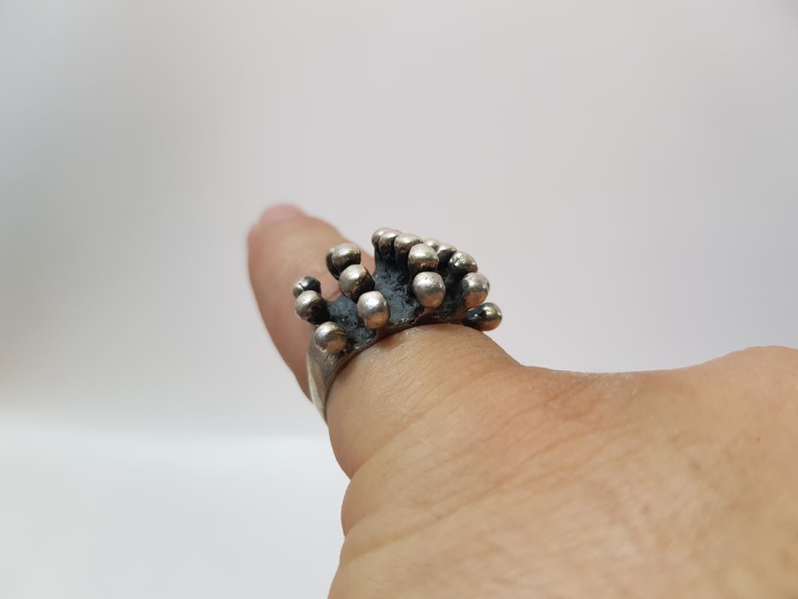 MANTAR FORMLU GÜMÜŞ YÜZÜK