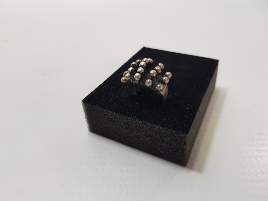 MANTAR FORMLU GÜMÜŞ YÜZÜK