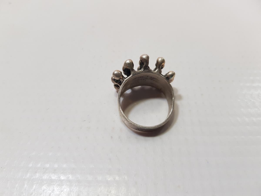 MANTAR FORMLU GÜMÜŞ YÜZÜK