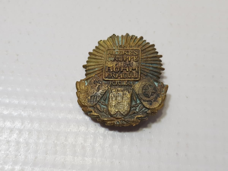 1. DÜNYA SAVAŞI DÖNEMİ TÜRK BAYRAKLI İTTİFAK ROZET