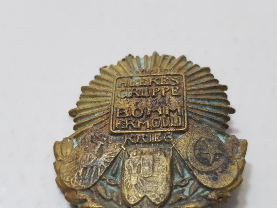 1. DÜNYA SAVAŞI DÖNEMİ TÜRK BAYRAKLI İTTİFAK ROZET