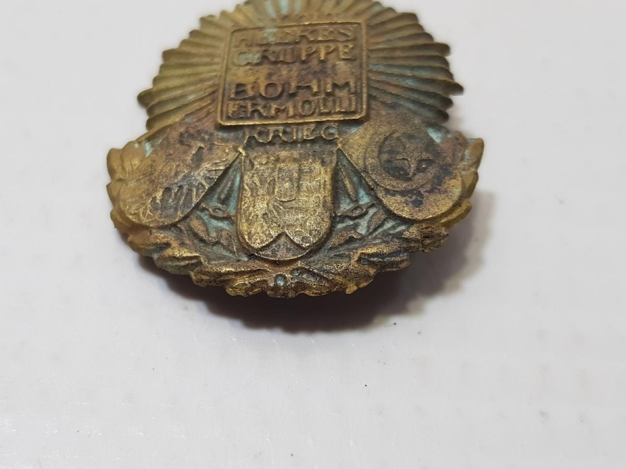 1. DÜNYA SAVAŞI DÖNEMİ TÜRK BAYRAKLI İTTİFAK ROZET