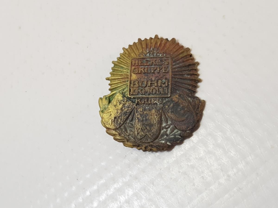 1. DÜNYA SAVAŞI DÖNEMİ TÜRK BAYRAKLI İTTİFAK ROZET