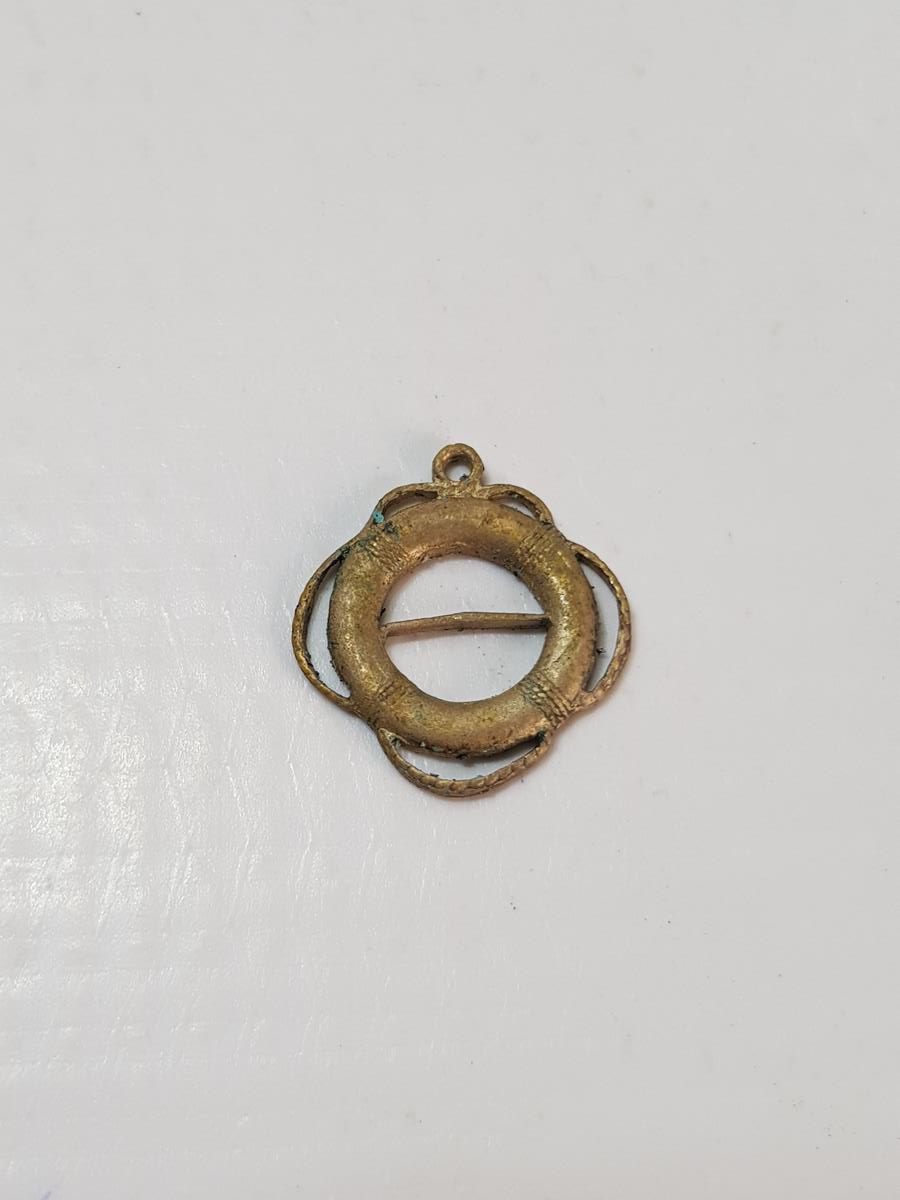 OSMANLI BRONZ DONANMA MADALYASI ASKISI