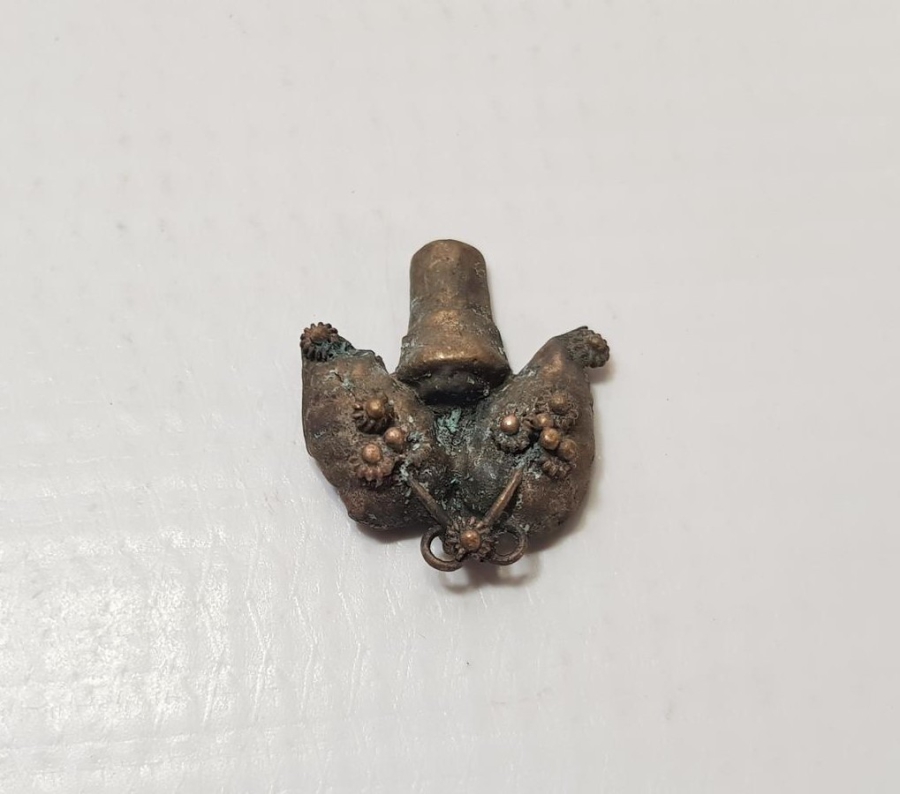 OSMANLI DÖNEMİ TEKKE İŞİ MEVLEVİ SİKKELİ KOLYE UCU