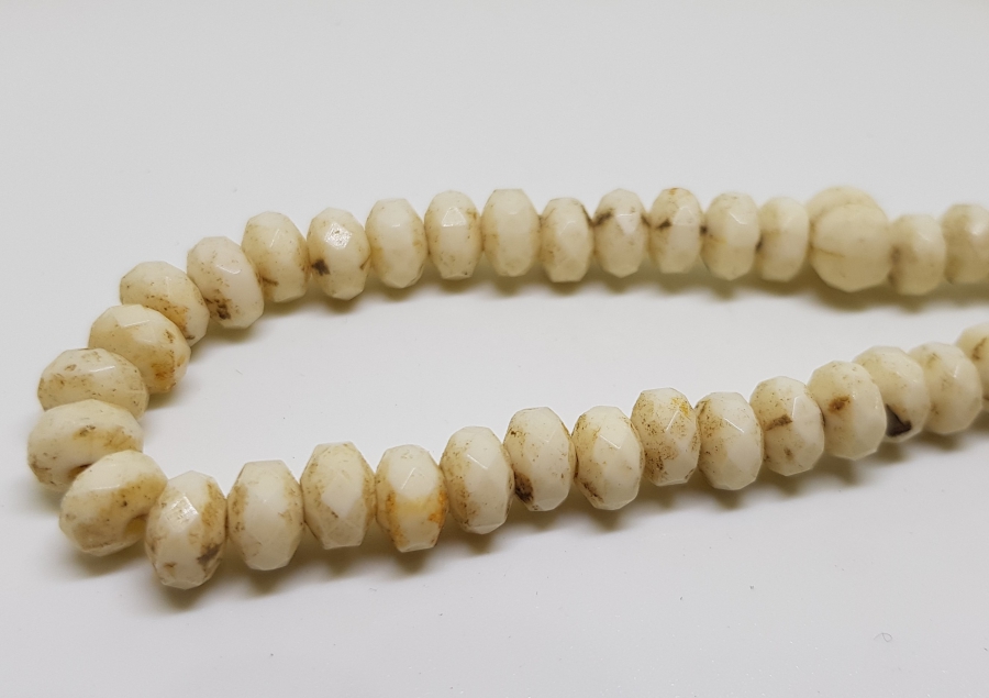 OSMANLI DÖNEMİ ÇOK NADİR FASETA KESİMLİ TAŞ OPALİN NAMAZ TESPİHİ