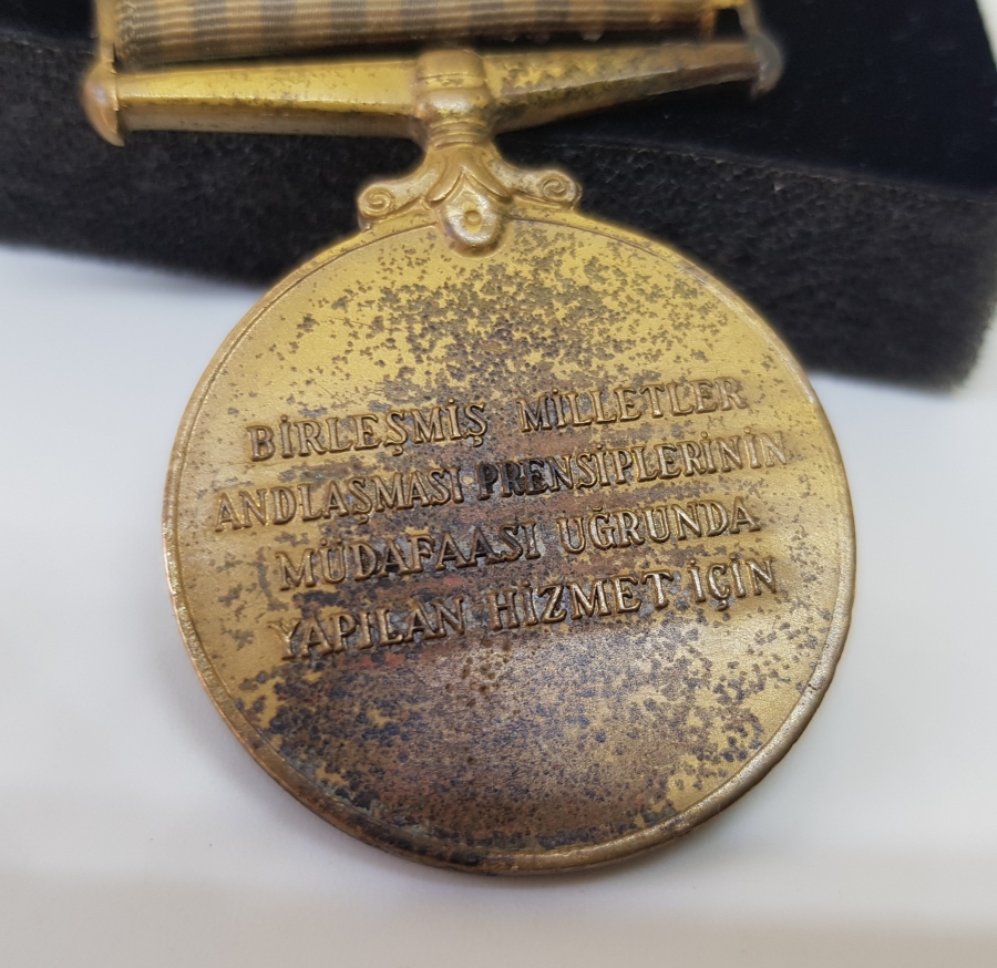 ORJİNAL ASKISIYLA NADİR KORE SAVAŞI MADALYASI