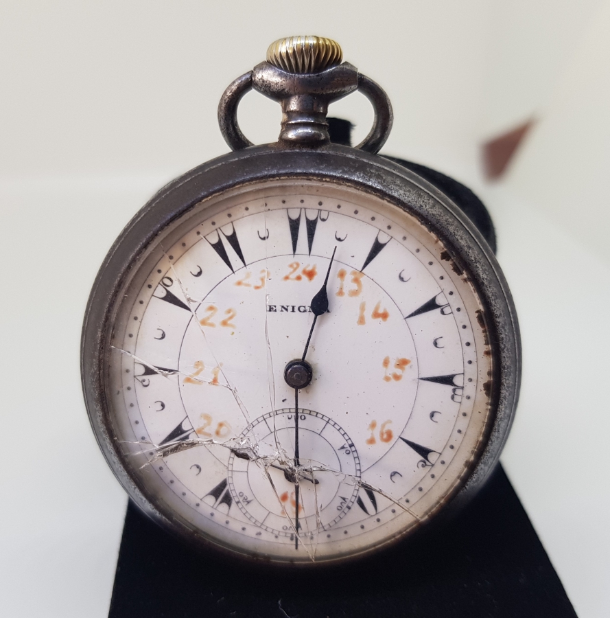 OSMANLI DÖNEMİ MENEVİŞ KASA KURMALI SUBAY CEP SAATİ