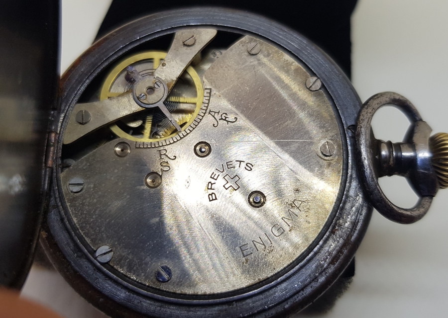 OSMANLI DÖNEMİ MENEVİŞ KASA KURMALI SUBAY CEP SAATİ