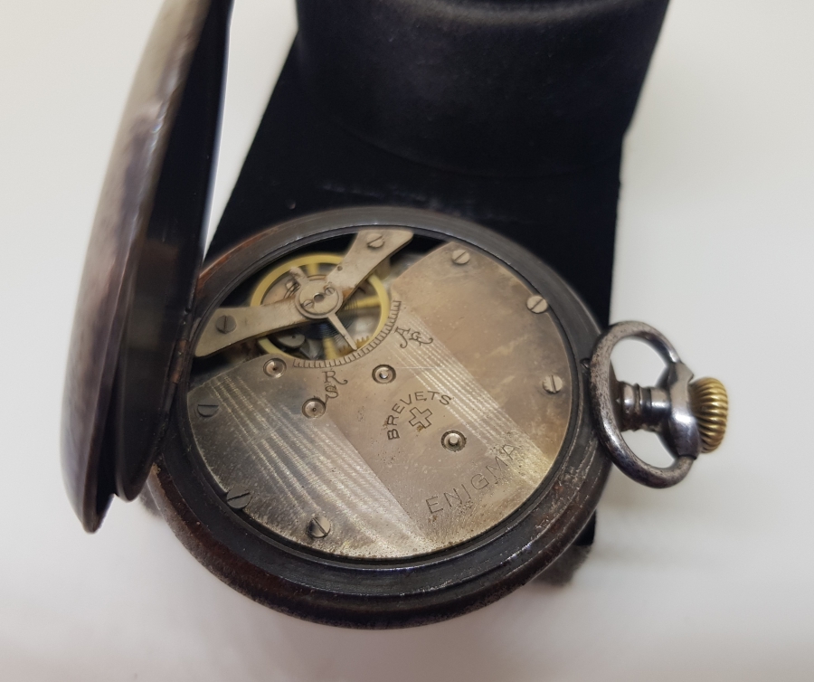 OSMANLI DÖNEMİ MENEVİŞ KASA KURMALI SUBAY CEP SAATİ